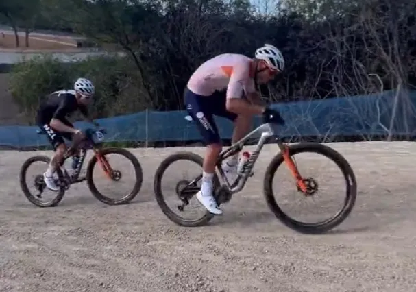 VIDEO: Mathieu van der Poel testing Paris Olympics MTB course