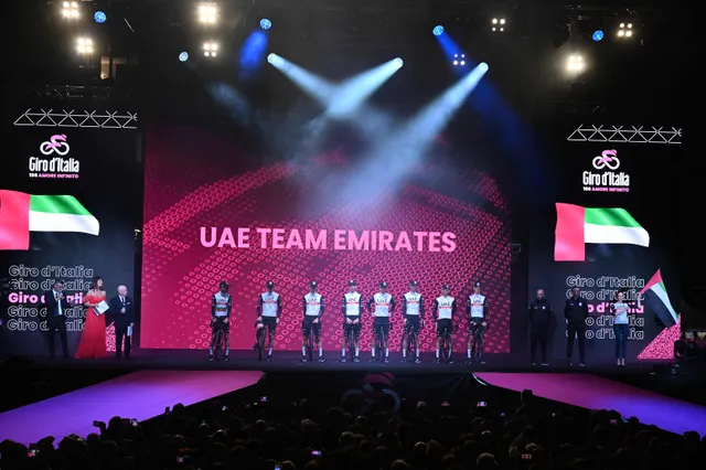 A Jumbo-Visma disputou muito menos corridas do que a UAE Team Emirates em 2023