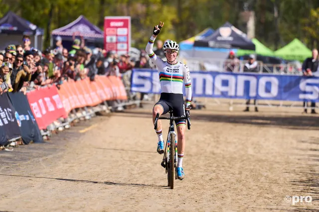 Fem van Empel takes dominant victory at Superprestige Boom, Puck Pieterse and Annemarie Worst complete podium