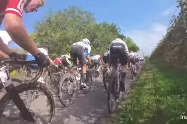 VIDEO: On bike footage from the carnage that was the Gravel World Championships
