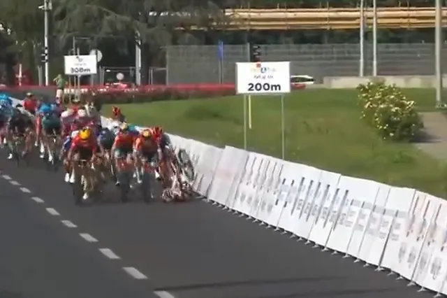 VIDEO: Dramatic final km crash doesn't stop Caja Rural's Orluis Aular taking overall victory at the CRO Race