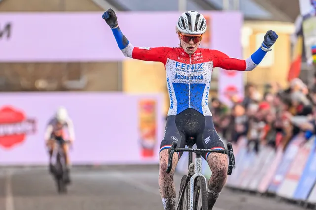 "I had to go all in today to win here. That was apparently enough" - Puck Pieterse proud of her first elite rainbow jersey