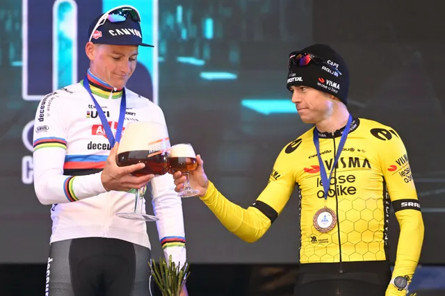 Wout van Aert mete a pressão toda em Mathieu van der Poel: "Discordo do Remco. O Mathieu é o único favorito de topo"