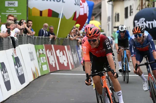Tobias Foss sprints to first win in INEOS Grenadiers colours on stage 1 of 2024 Tour of the Alps