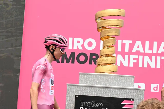 Cidades na Eslovénia ficam cor-de-rosa para celebrar a vitória de Tadej Pogacar na Volta a Itália