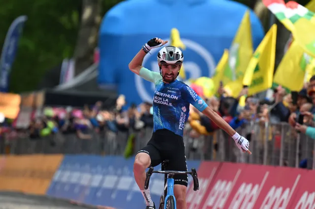 Giro d'Italia: Valentin Paret-Peintre takes first pro win atop Bocca della Selva summit finish as Romain Bardet re-enters GC fight