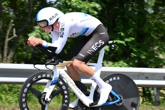 "That was grim" - In first ITT since knee break Joshua Tarling takes 2nd behind Remco Evenepoel at Criterium du Dauphine