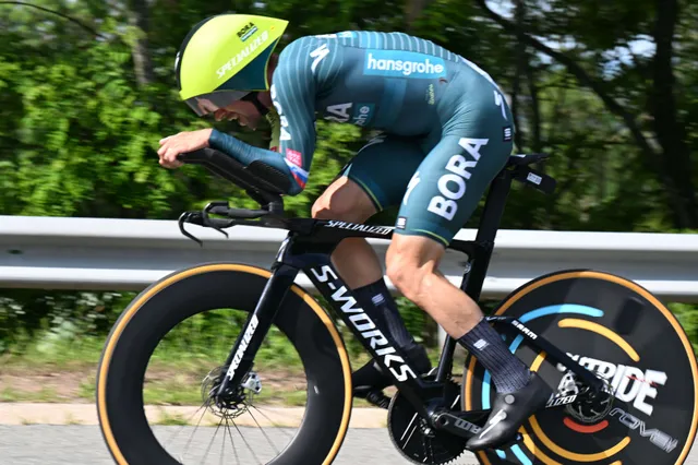 "I stayed on the bike so that's quite the improvement from yesterday" - Primoz Roglic upbeat despite time loss to Evenepoel in Dauphine time-trial