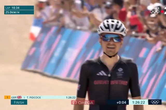 "I just had to go for a gap. Rubbing is racing" - Tom Pidcock defies puncture to retain Olympic mountain bike gold with comeback for the ages