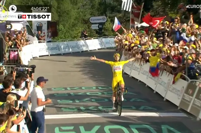 1,2,3,4,5... Tadej Pogacar Rei dos Pirinéus e dos Alpes na Volta a França