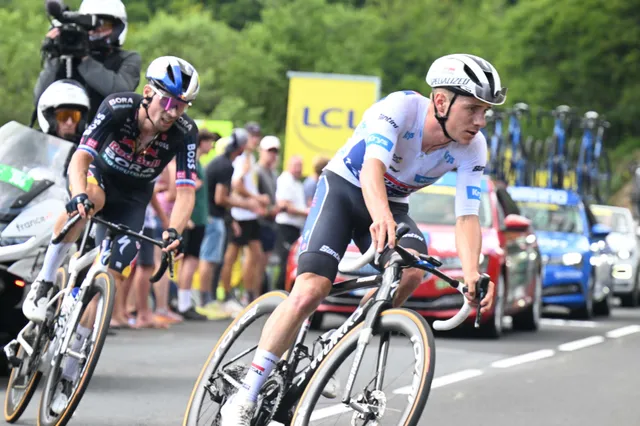 Remco Evenepoel mais próximo do pódio final no Tour aumentadas devido à queda de Roglic: "Os ciclistas nunca têm um dia de folga."