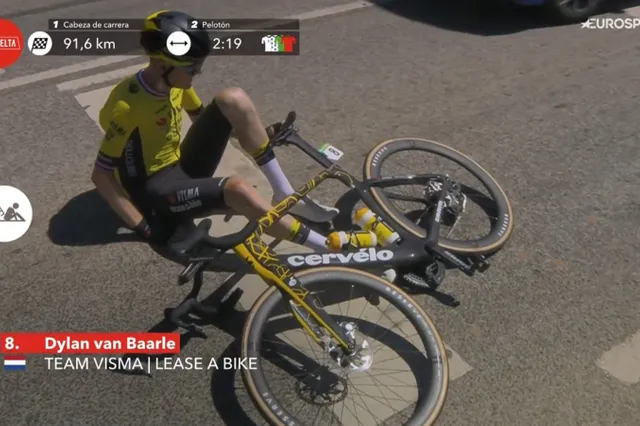 Update: Dylan van Baarle abandons 2024 Vuelta a Espana after stage 2 crash