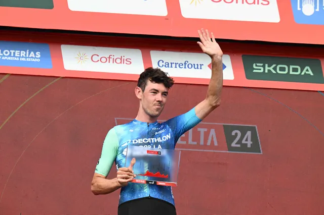 Ben O'Connor perdeu alguns segundos para Primoz Roglic, nada que o preocupe: "Ele teria de ganhar muitas bonificações para recuperar o tempo de desvantagem"