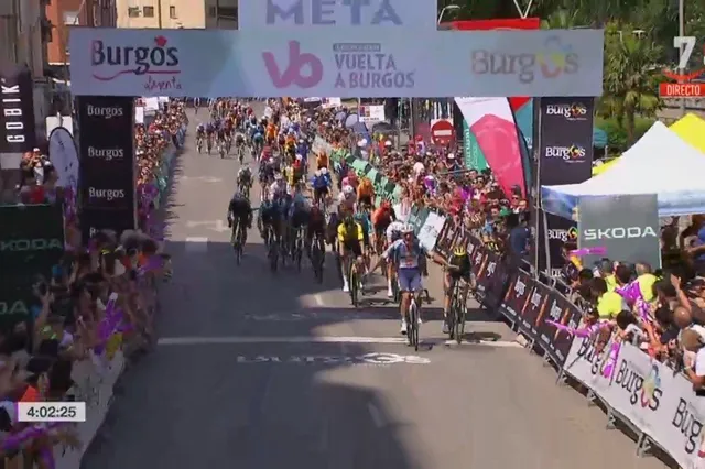 Vuelta a Burgos 2024 | Pavel Bittner sprints to victory on stage 1 in frantic finale