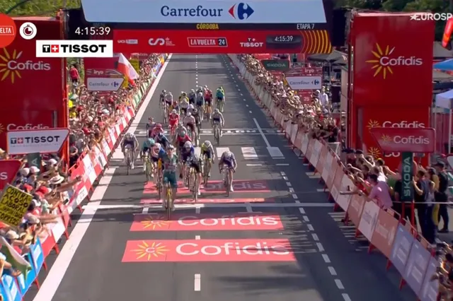 Wout van Aert doubles up at 2024 Vuelta a Espana after chaotic stage 7 sees GC time gaps