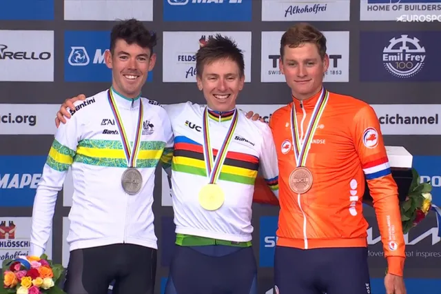 Mathieu van der Poel recorda o choque de ver Tadej Pogacar ao ataque a 100km da meta: "Pensei que ele estivesse a deitar por terra as suas hipóteses de vencer"