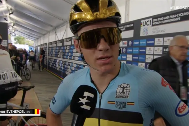 Remco Evenepoel surpreendido com o brilhantismo de Tadej Pogacar no Campeonato do Mundo: "Pensei que era suicídio"