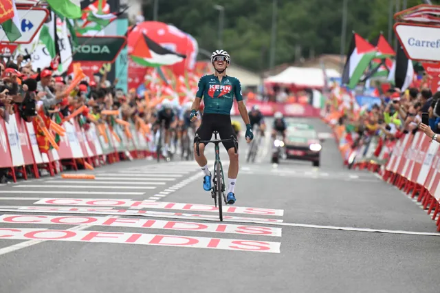 Kern Pharma wins third Vuelta a Espana stage! Urko Berrade wins stage 18 as Ben O'Connor is tested and Mikel Landa loses minutes on GC fight