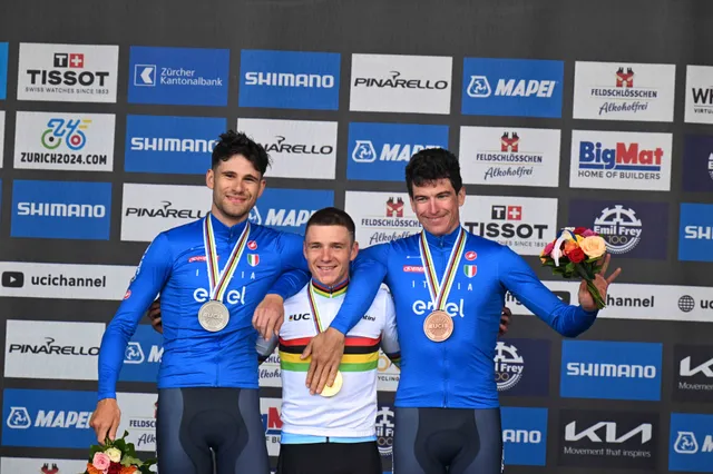 "I had no power meter at all so it was a time trial on pure feeling" - Remco Evenepoel adds another world title to his palmares in Switzerland