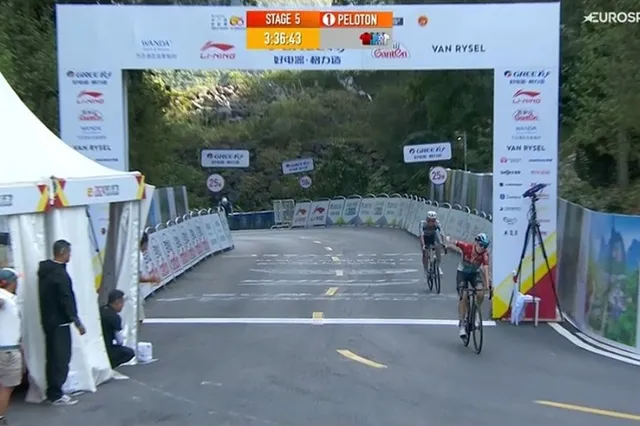 Lennert van Eetvelt beats Oscar Onley to win Tour of Guangxi queen stage and set up GC win