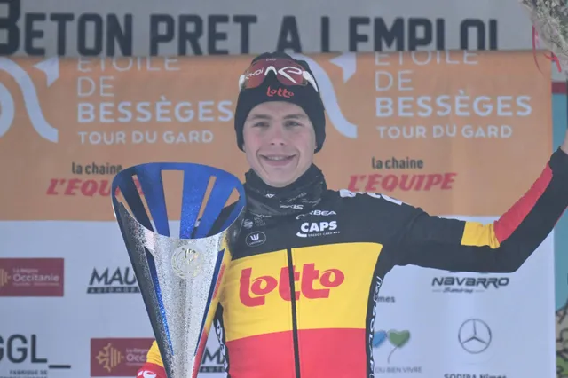 With only 1 teammate next to him, Arnaud De Lie wins chaotic Etoile de Besseges day: "Without races, we can't do our job"