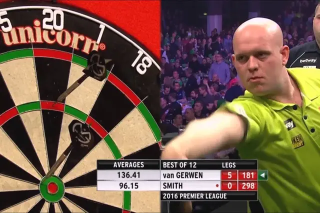 THROWBACK VIDEO: Van Gerwen hits incredible record average during 2016 Premier League
