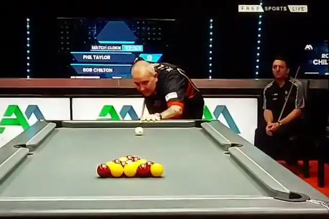 VIDEO: Taylor's break goes horribly wrong during Ultimate Pool Masters event