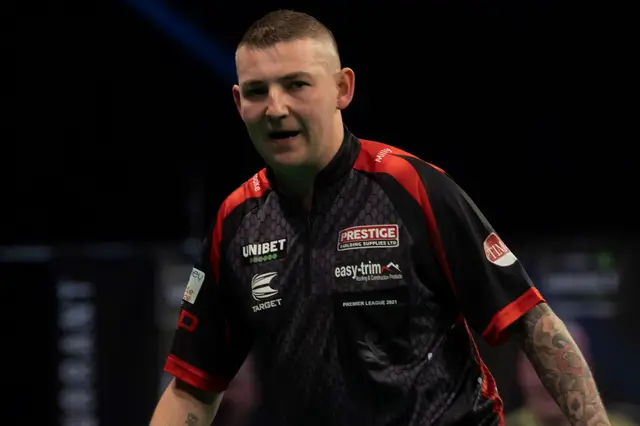 Aspinall survives match dart en route to securing draw against Van Gerwen in high quality Premier League tie
