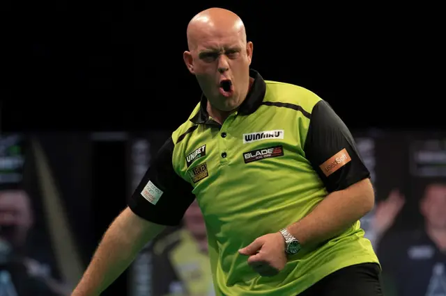 Van Gerwen eases past Wright in below-par display to continue Night Two of Premier League Darts