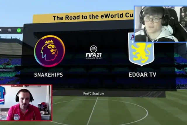 VIDEO: Edgar takes on professional FIFA player in Ultimate Team with a twist