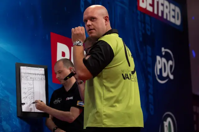 Mardle on Van Gerwen as title wait continues after World Matchplay: "He's now only a world class darts player'