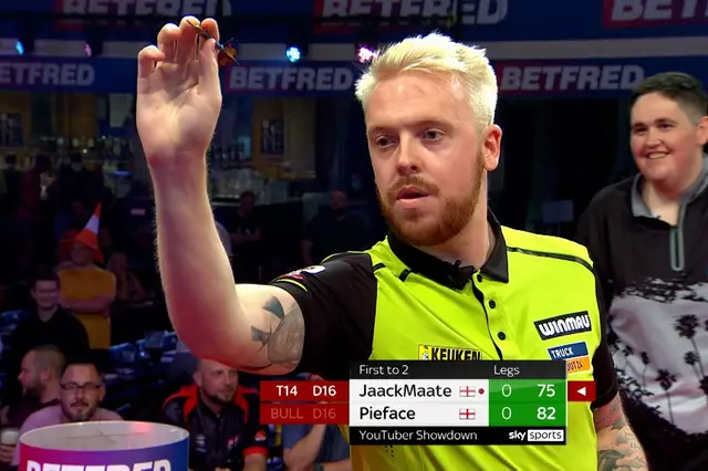 VIDEO: JaackMaate faces Pieface in YouTuber Showdown at 2021 World Matchplay