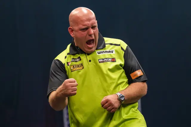 Van Gerwen produces superb display to down Krcmar, Searle recovers to defeat Smith in high quality tie