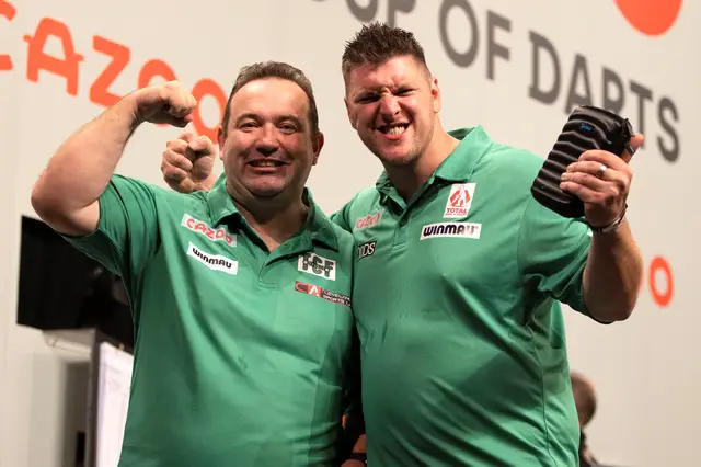 Northern Ireland whitewash dismal Portugal to reach World Cup of Darts quarter-finals for first time since 2016
