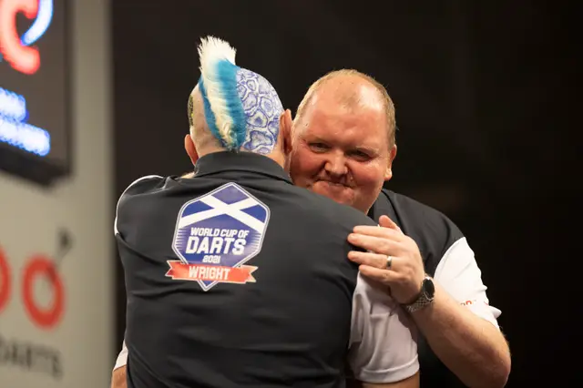 Scotland sink Netherlands in dramatic doubles decider to set up Wales World Cup of Darts showdown