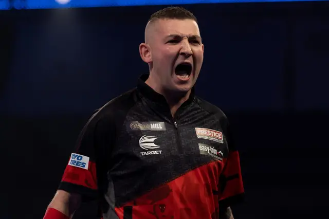 Aspinall throws first darts of 2022 as injury recovery continues