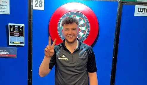 Rock leads PDC Development Tour Order of Merit after dream debut in Wigan