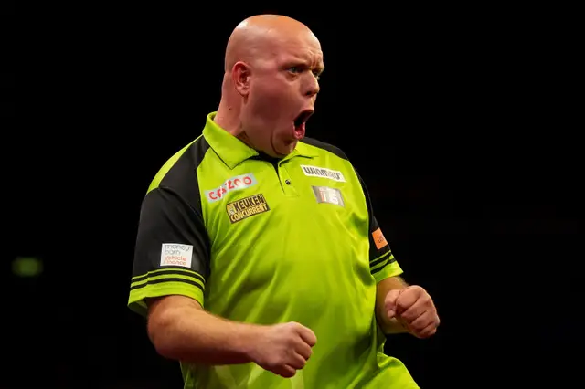 Rampant Van Gerwen eases past Wright in whitewash win to seal Premier League Darts Night Four title