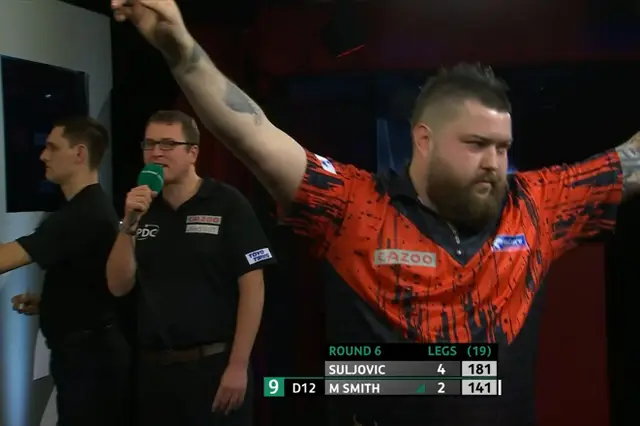 VIDEO: Smith strikes perfection with nine-dart finish on Stage Two at UK Open 20 minutes after Wade on Main Stage