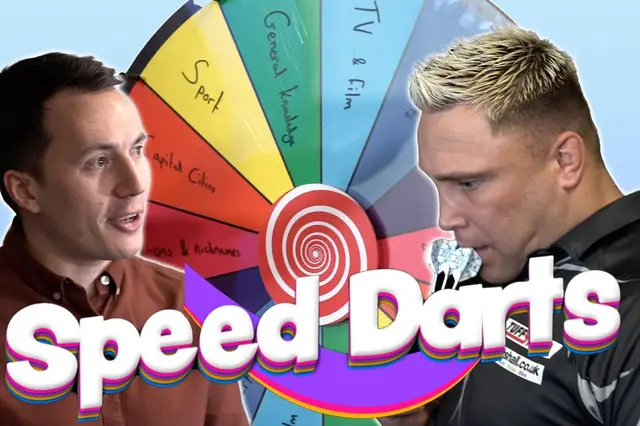 VIDEO: Price takes on Speed Darts