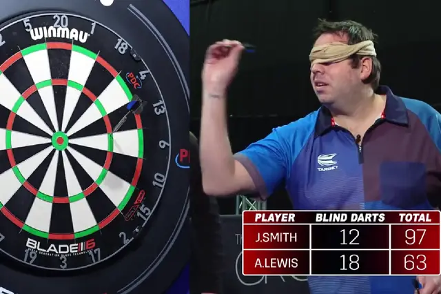 VIDEO: Lewis and Smith face off in Forfeit Darts