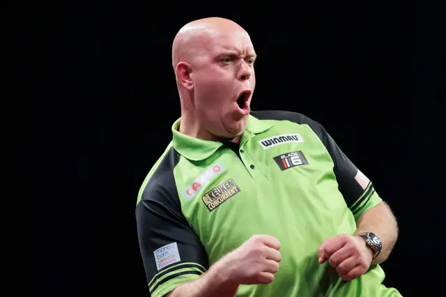 Van Gerwen sets up Premier League final against Cullen with victory over Wade