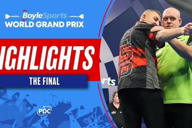 VIDEO: Highlights from Final at 2022 World Grand Prix as Van Gerwen survives Aspinall comeback