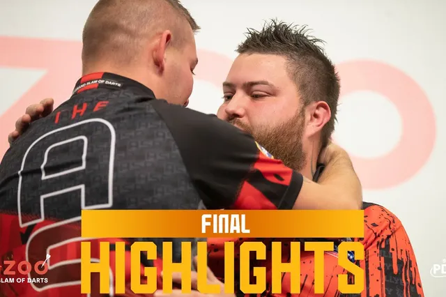 VIDEO: Highlights from final of 2022 Grand Slam of Darts as Smith faces Aspinall