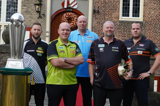 Top Dutch stars on TOTO Dart Kings team aim to gain World Darts Championship edge with house featuring physiotherapist, chef and practice room