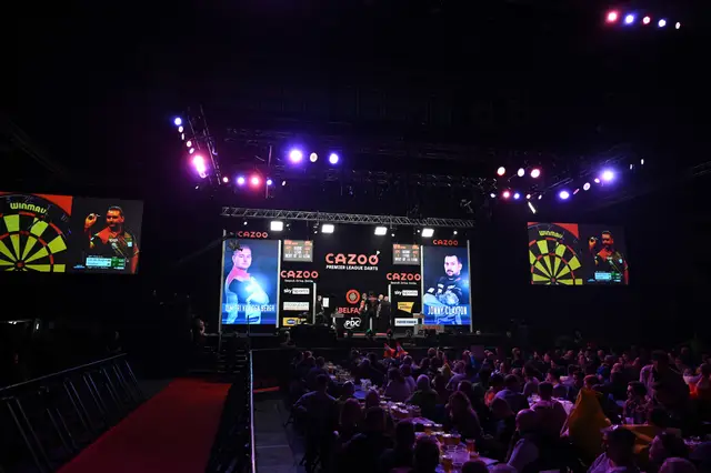 Police launch enquiry after three people assaulted at Premier League Darts in Belfast with viral video of crowd punchup
