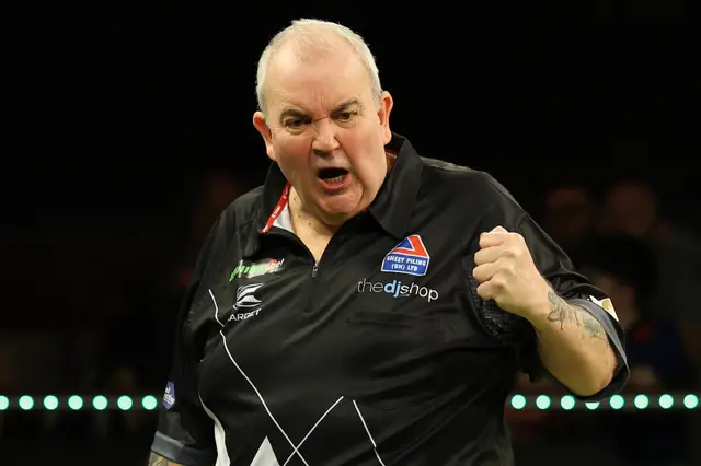 The Power rocks DJ as terrific Taylor books Quarter-Final spot at World Seniors Darts Championship
