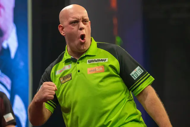 Van Gerwen demolishes Humphries, Cross ends De Zwaan's run at UK Open