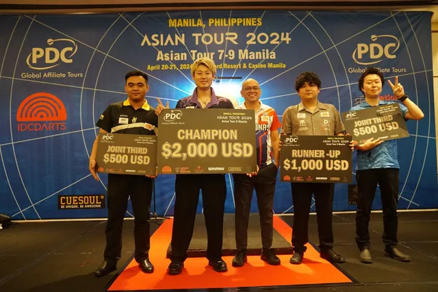 Double for Ryusei Azemoto on PDC Asian Tour