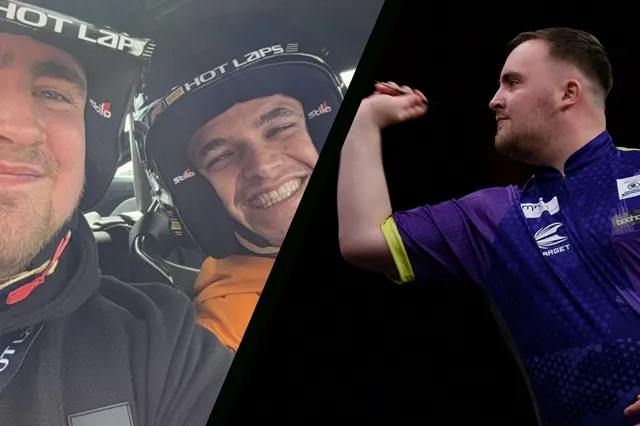Luke Littler joins F1 ace Lando Norris for a hot lap around Silverstone